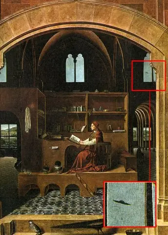 Ovnis y objetos extraños en pinturas y grabados antiguos.