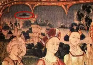 Ovnis y pinturas religiosas