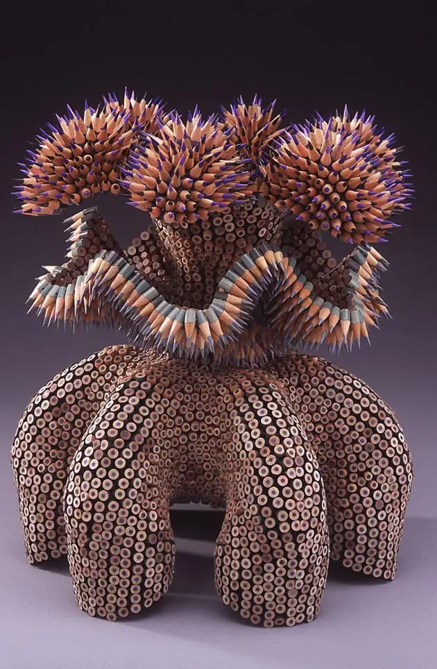 Esculturas con lapices