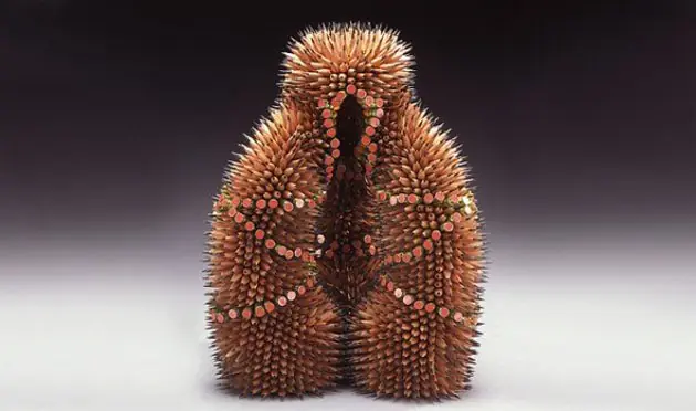 Esculturas con lapices
