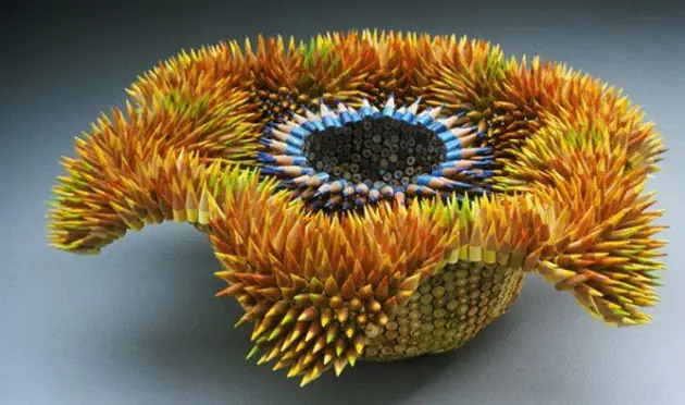 Esculturas con lapices