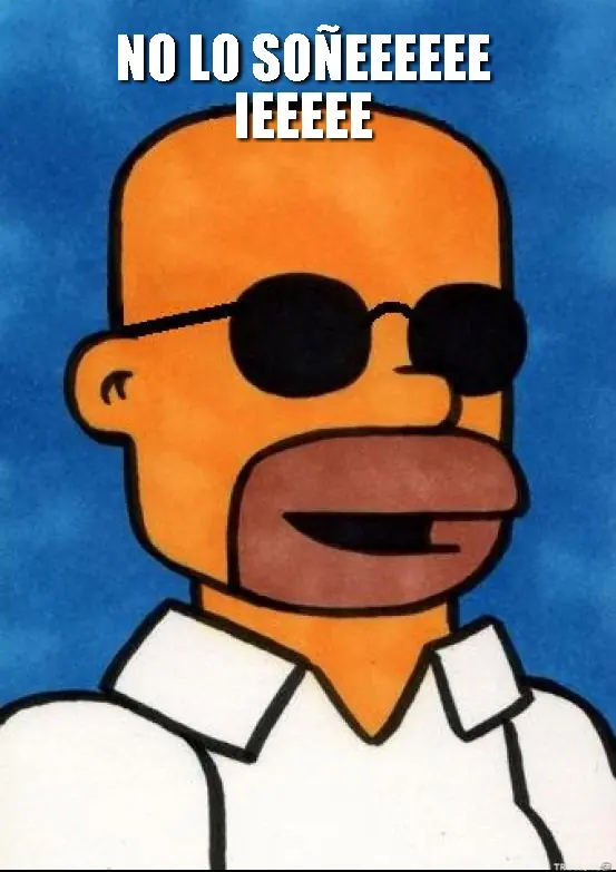no lo soñeeee ieee