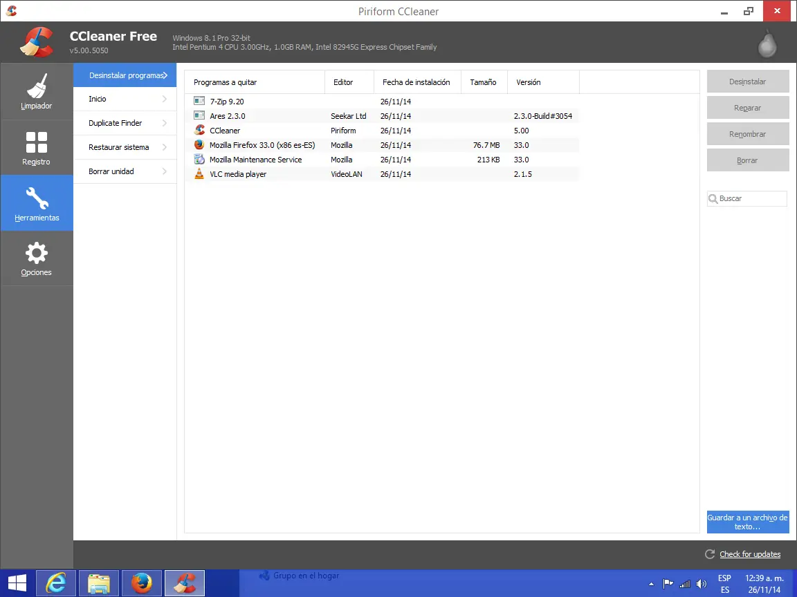 Limpiador de archivos