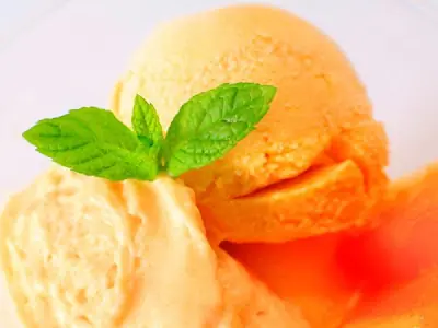 Como preparar un delicioso helado de naranja