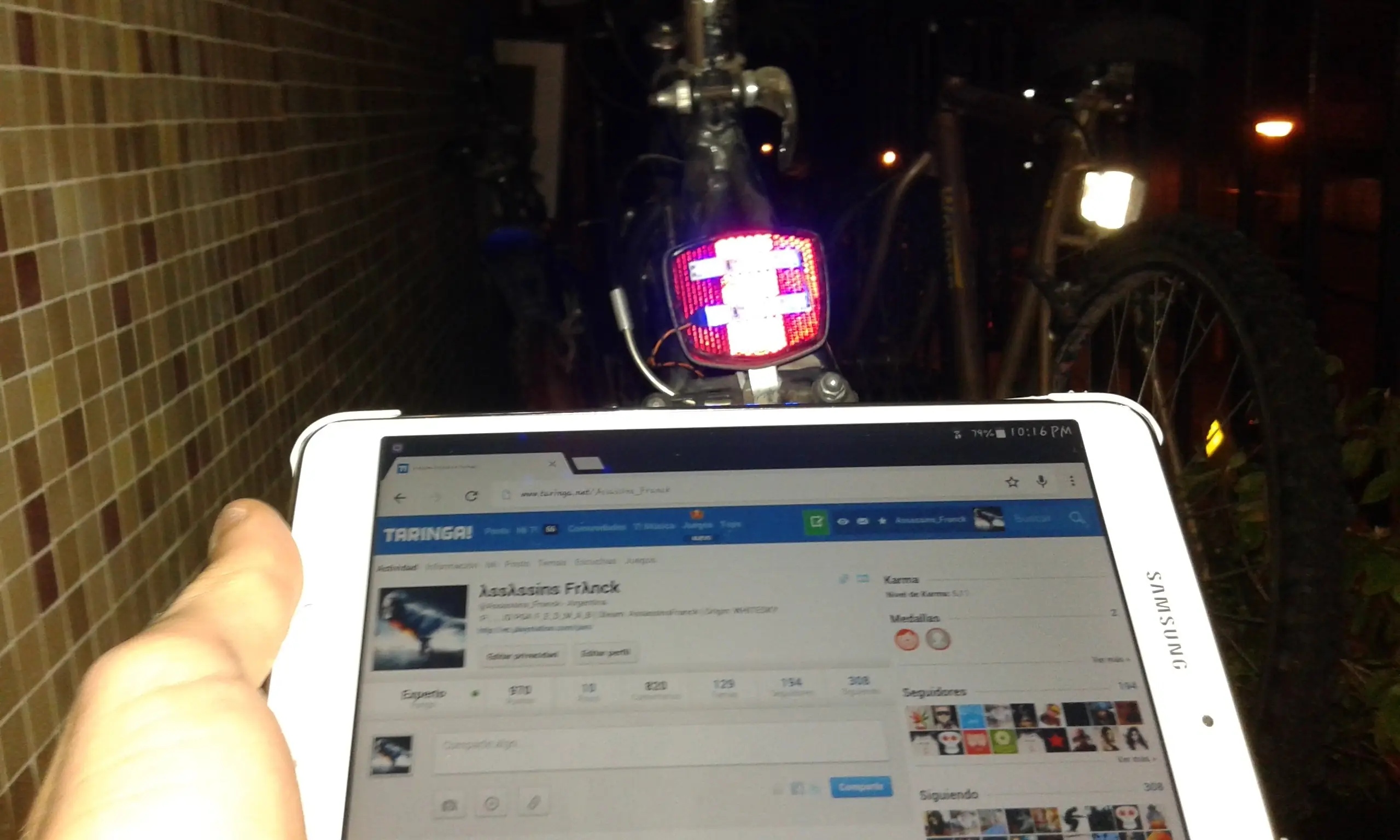luces de freno bicicleta