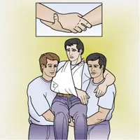 Como transportar personas accidentadas.