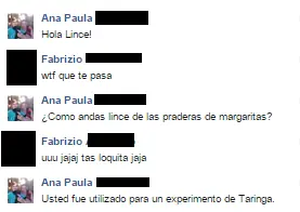 Le hable con lenguaje Taringuero a No Taringueros. Que paso?