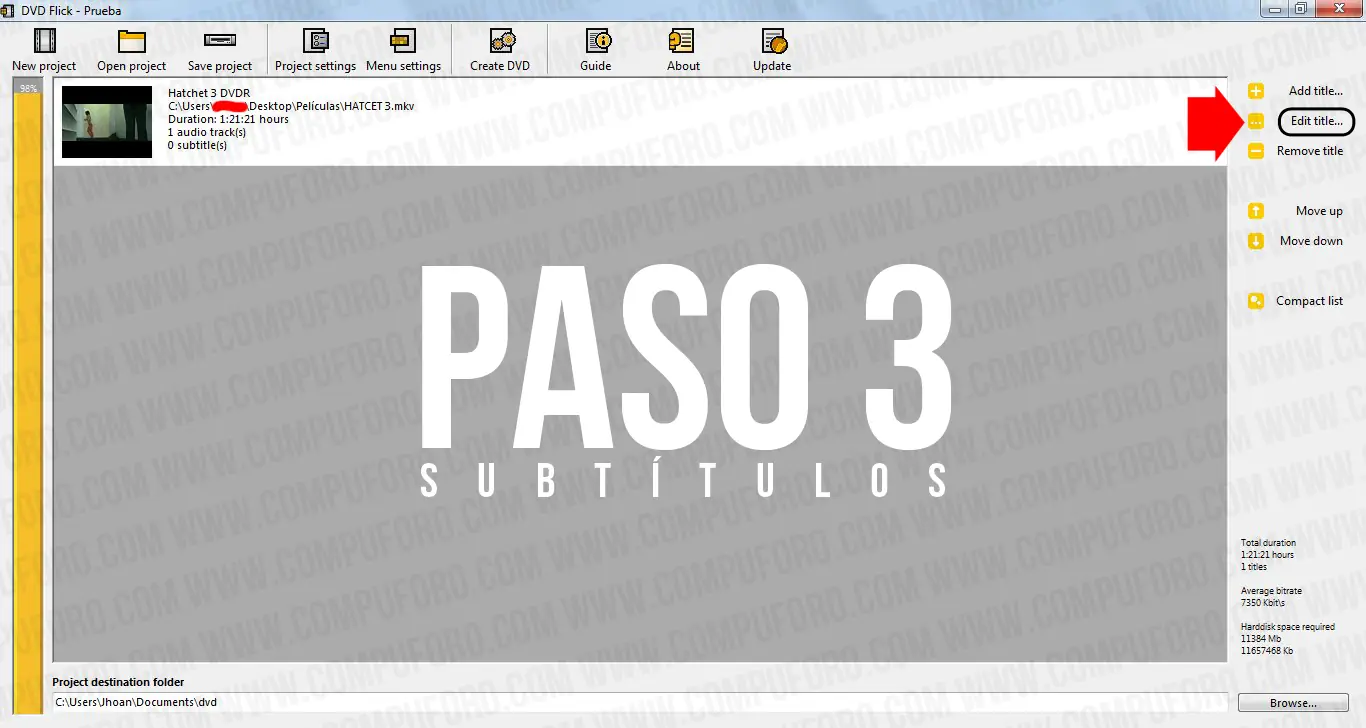 Crea un DVD con un MKV