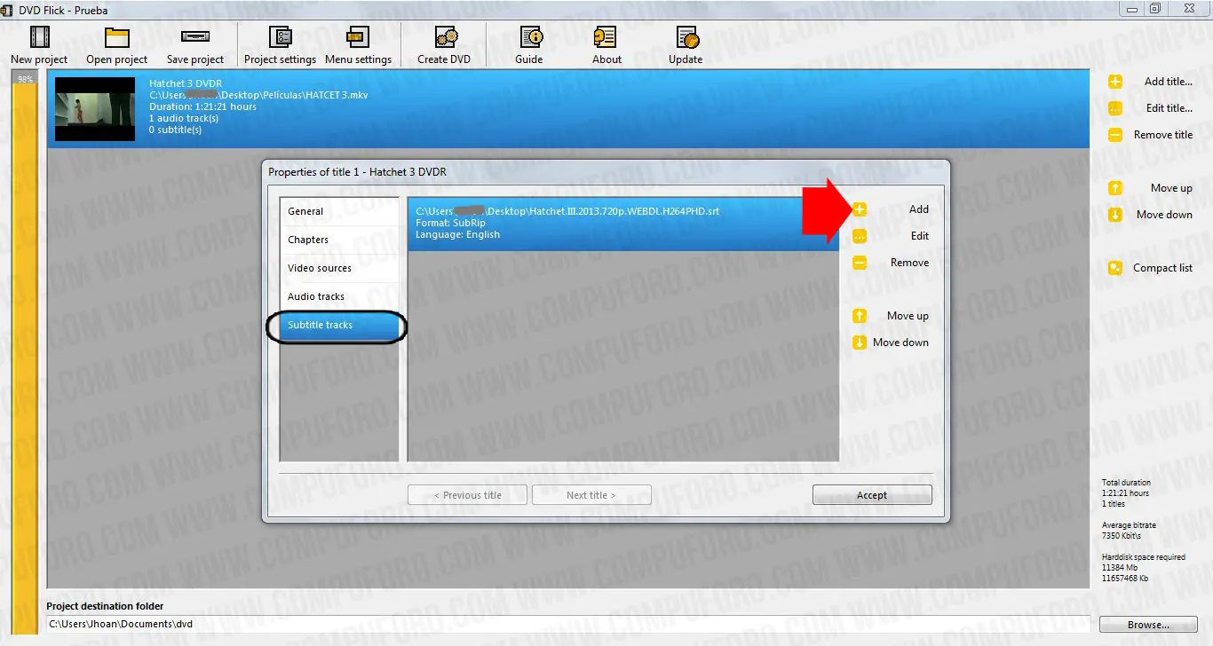 Crea un DVD con un MKV