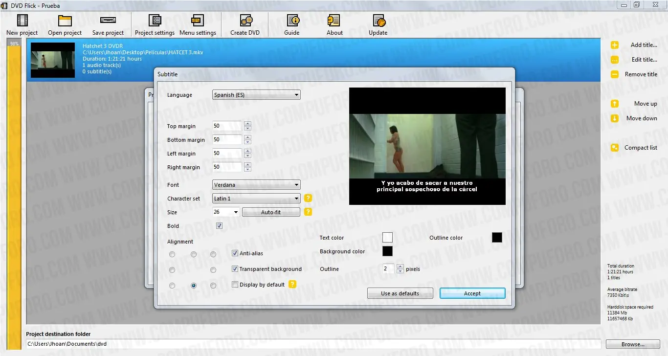 Crea un DVD con un MKV