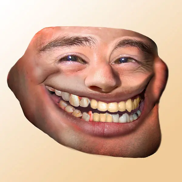 si sos trol te saco una sonrisa