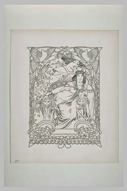 Alphonse Mucha, muchas imágenes y +