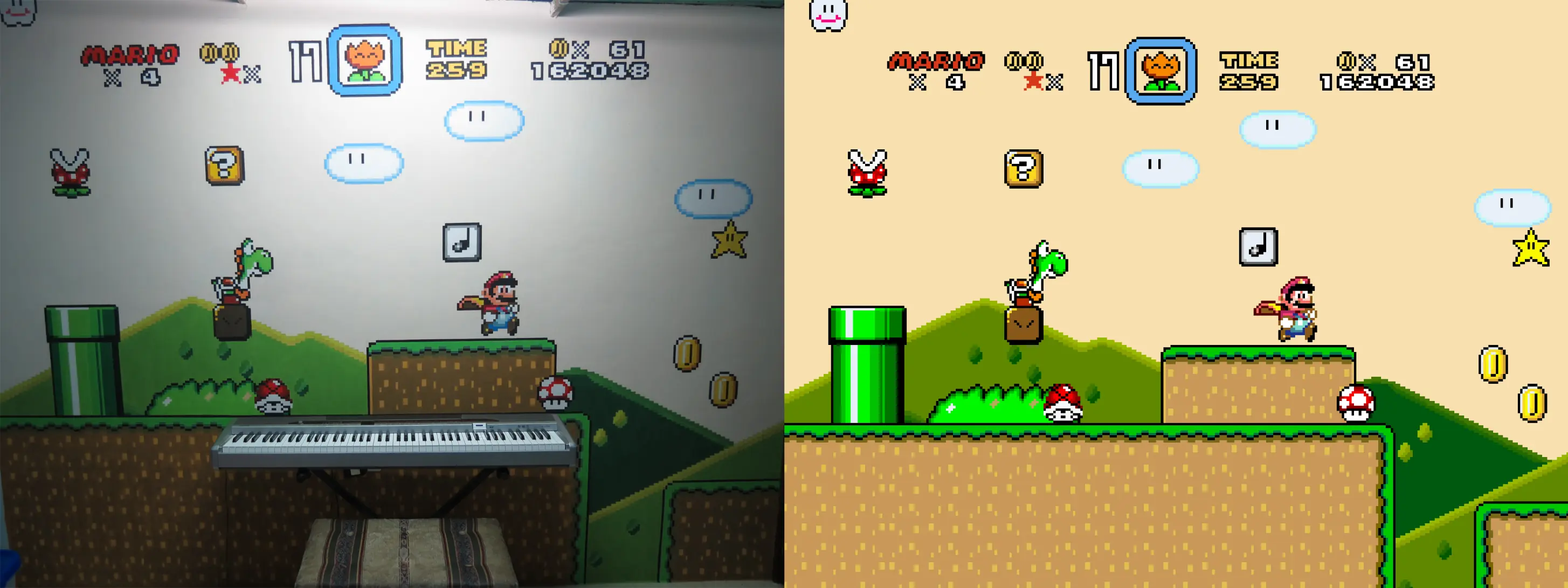 Mi mural de Super Mario World en su 24 Aniversario