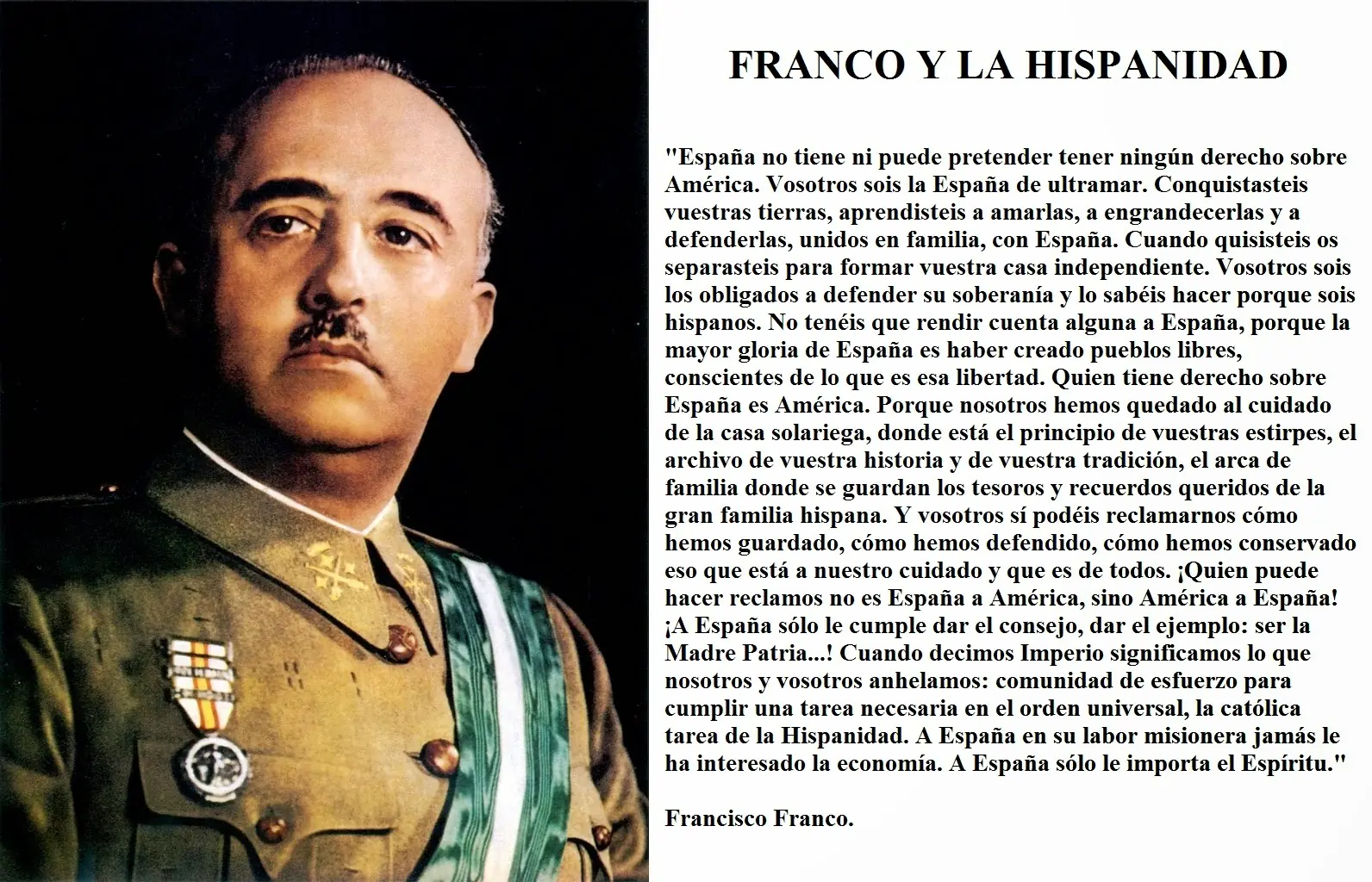 Contra el universalismo y la hispanidad