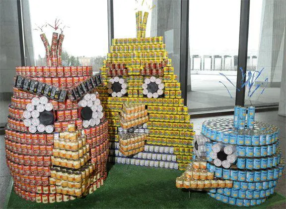 Arte 3D Hecho con Latas