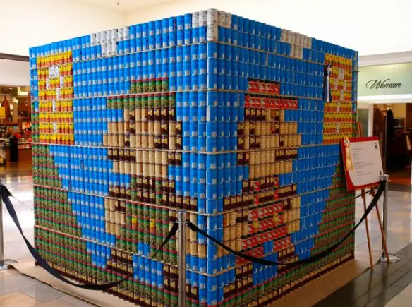 Arte 3D Hecho con Latas