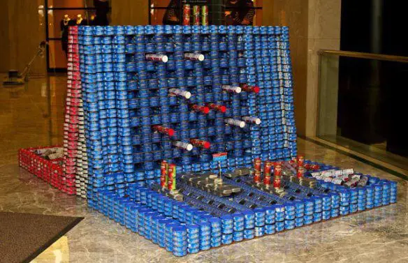Arte 3D Hecho con Latas