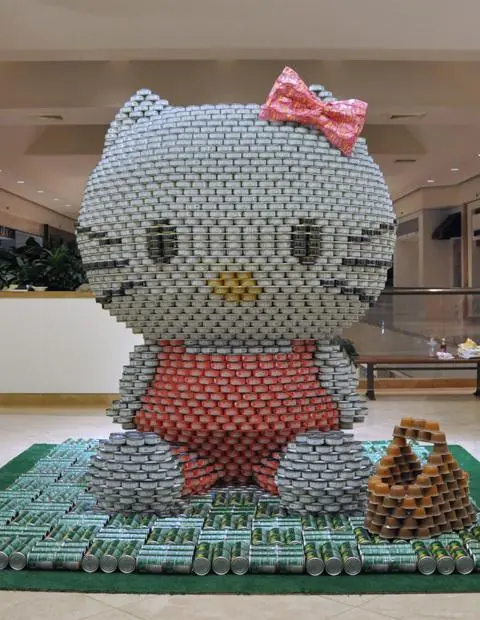 Arte 3D Hecho con Latas