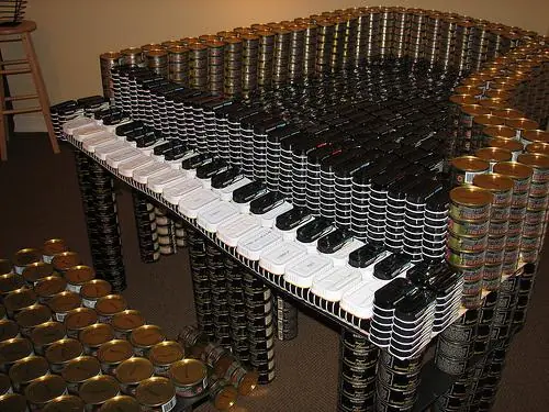 Arte 3D Hecho con Latas