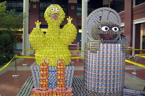 Arte 3D Hecho con Latas