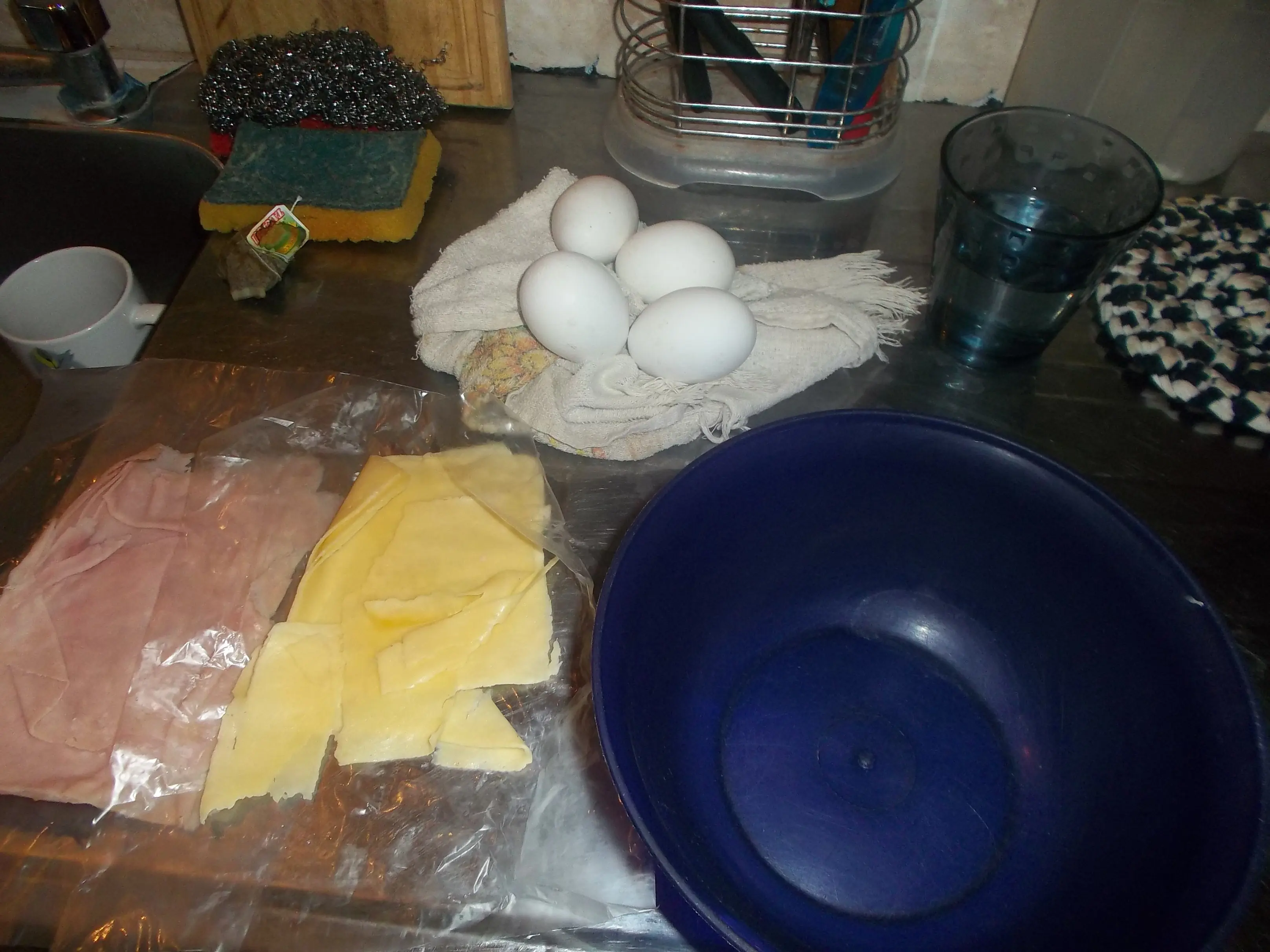 Me hice un omelette y te lo muestro