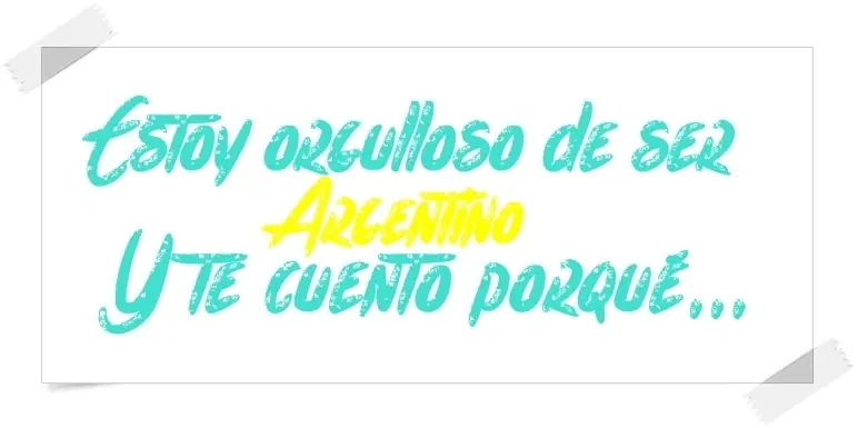 Estoy orgulloso de ser Argentino y te digo porqué..
