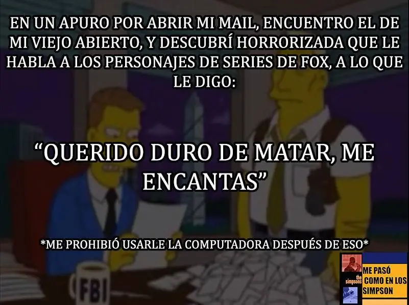 Me paso como en los simpsons! 2