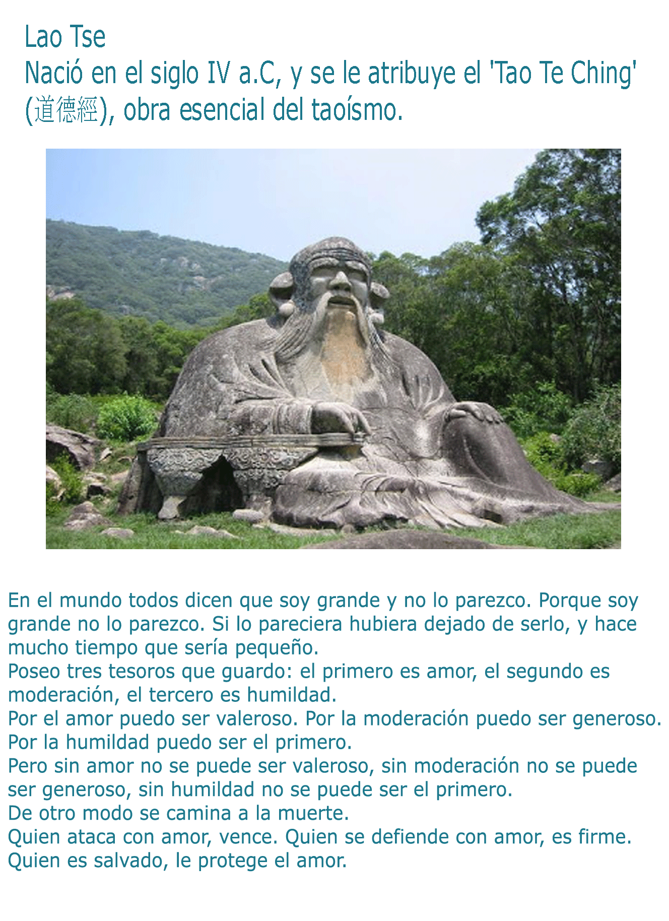 Monumento a Lao-Tsé en Quanzhou, China