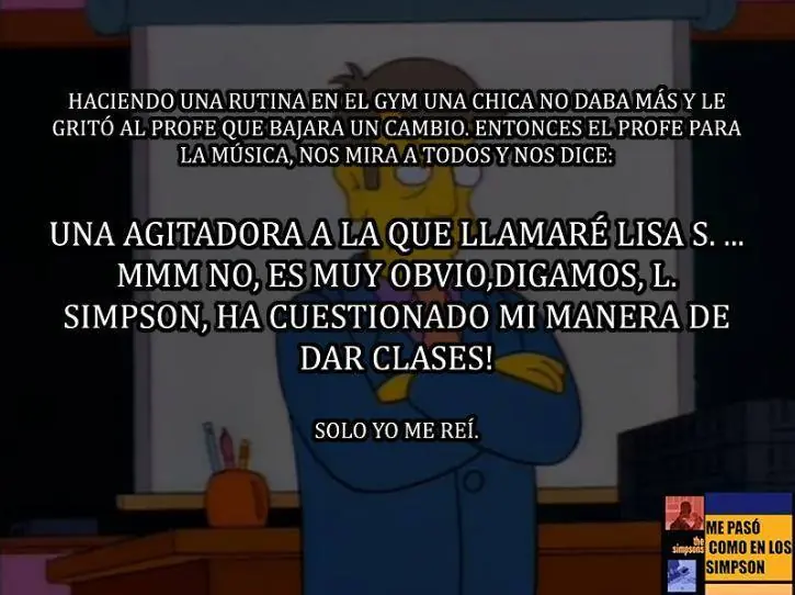 Me paso como en los simpsons! 2