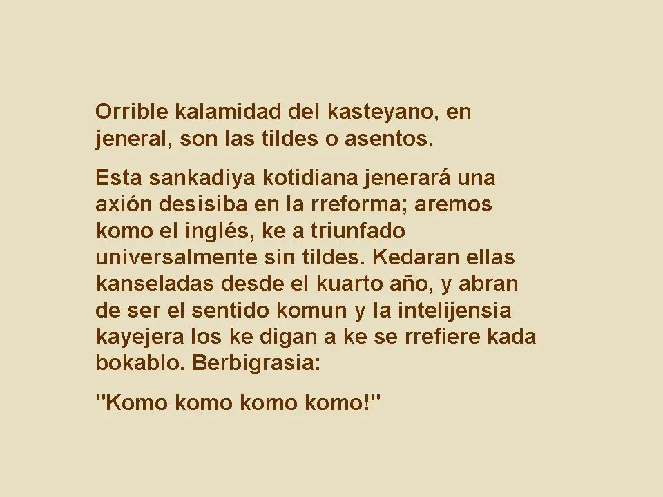 Horrores Ortograficos