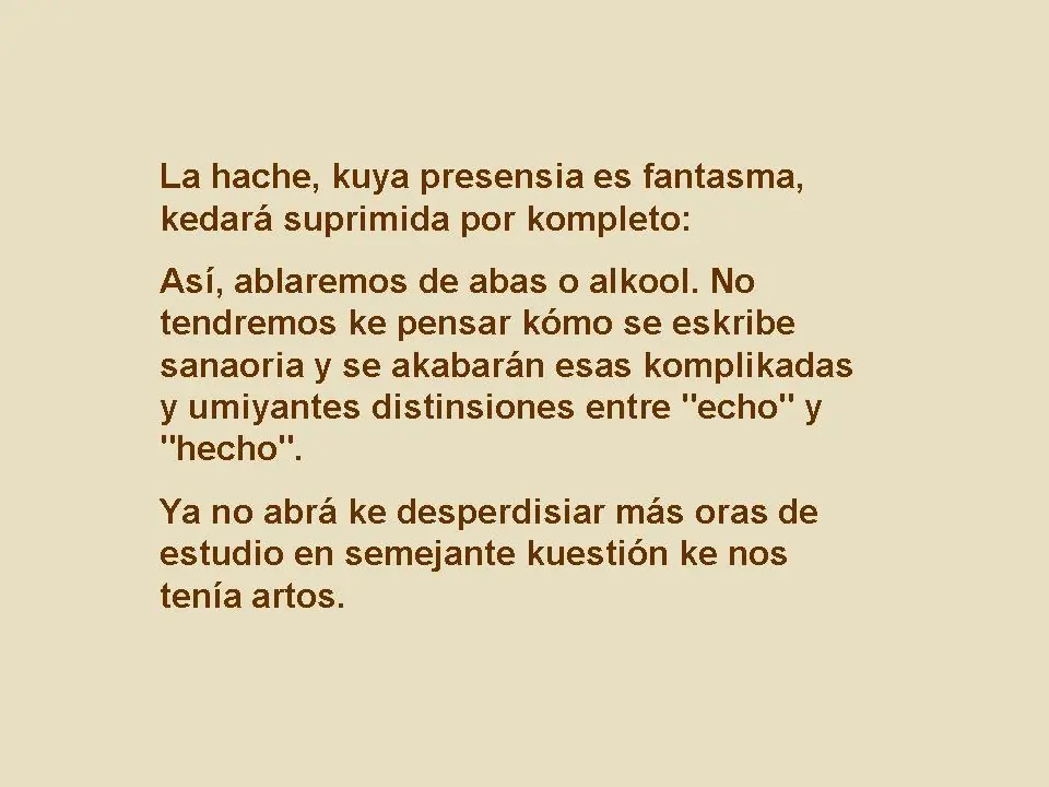 RAE - cambios en el espa"ni"ol (escribí bien !!!)