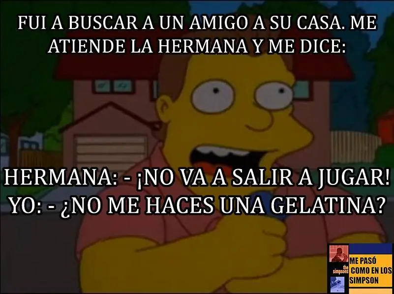 Me paso como en los simpsons! 2
