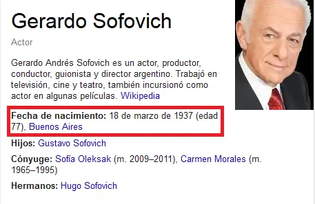Sofovich? Mirtha Legrand? No papá...