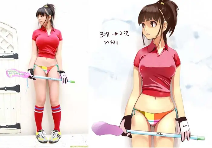Lincesas japonesas, anime vs realidad como las preferis?