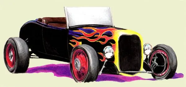 Autos antiguos, los mejores dibujos