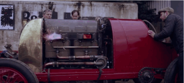 Ver arrancar un motor Fiat de 100 años y 290cv