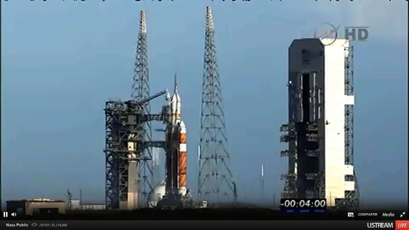 La NASA lanza Orion hacia Planeta Marte