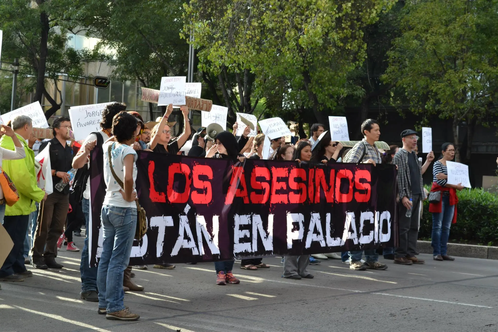 protestas por ayotzinapa
