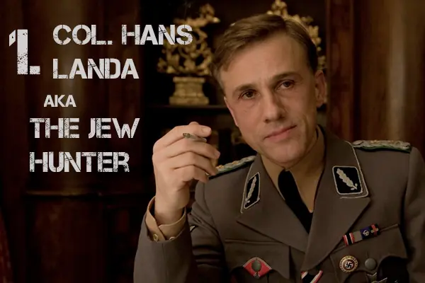 Hans Landa , mi único héroe en este lio