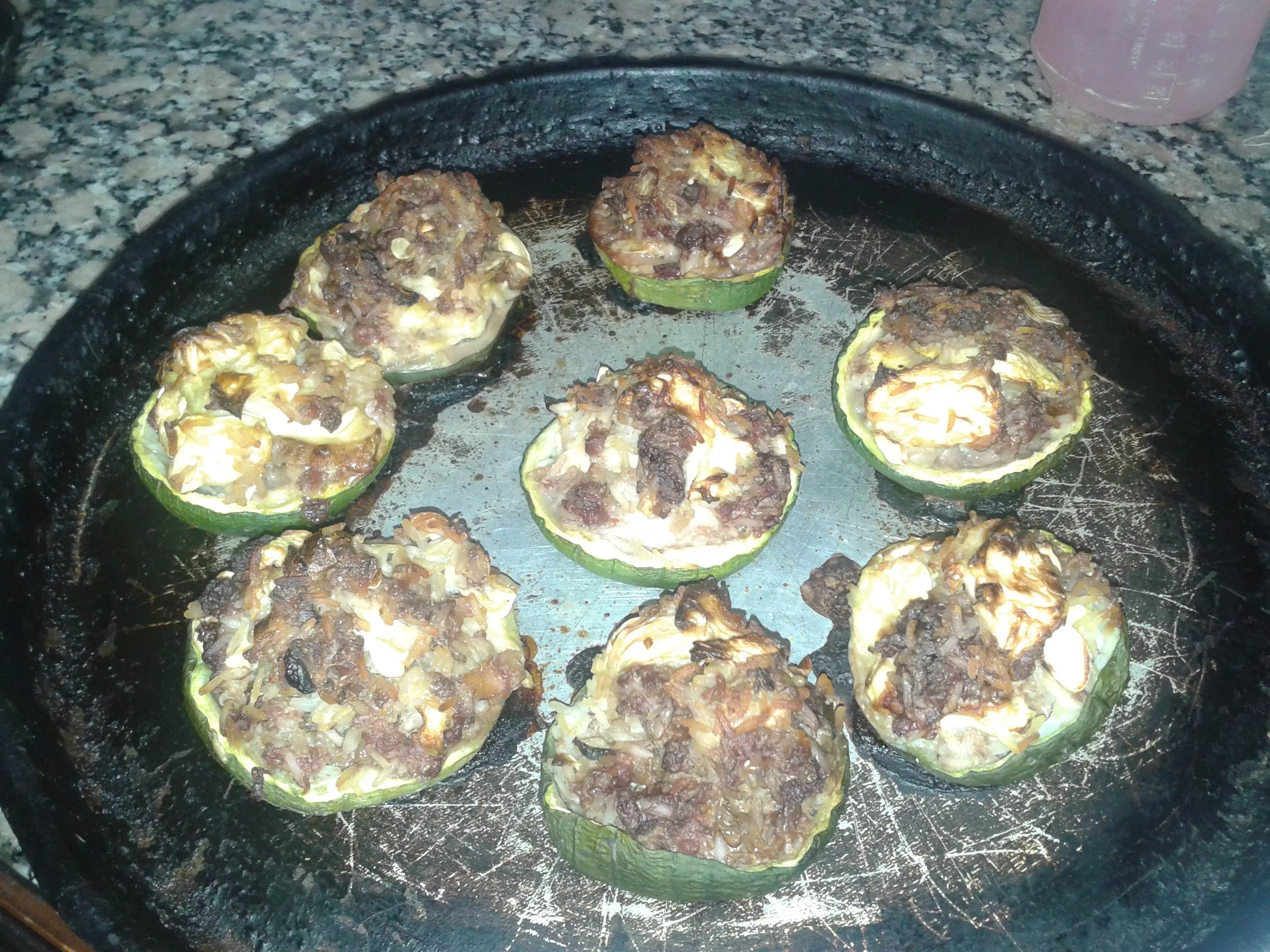 Zapallitos Rellenos De Carne [Foto-Receta][FACIL]