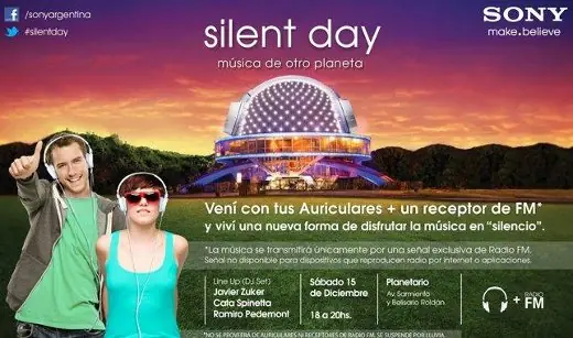 Bailar con auriculares y comer a ciegas