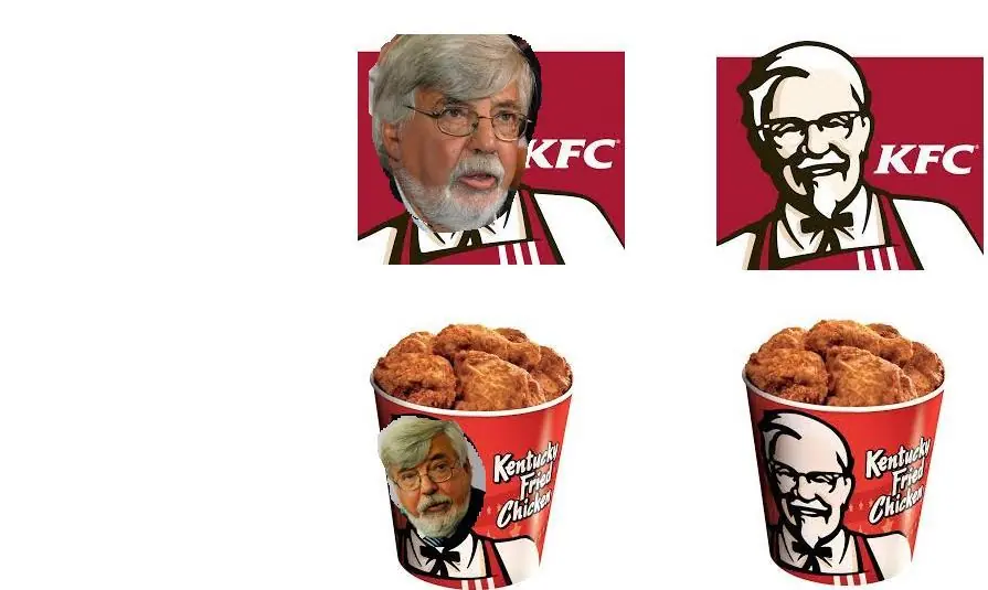 El ministro Eduardo Bonomi se parece al logo de KFC