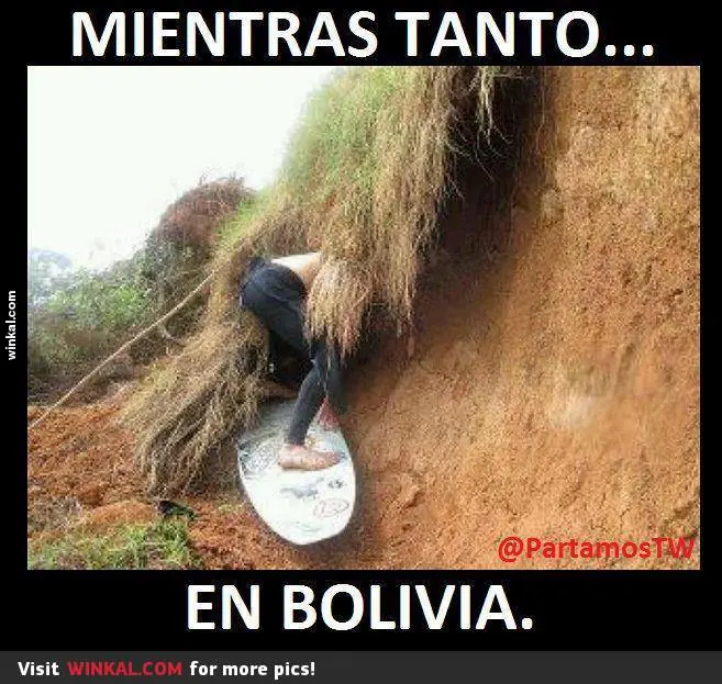 bolivianos por mar