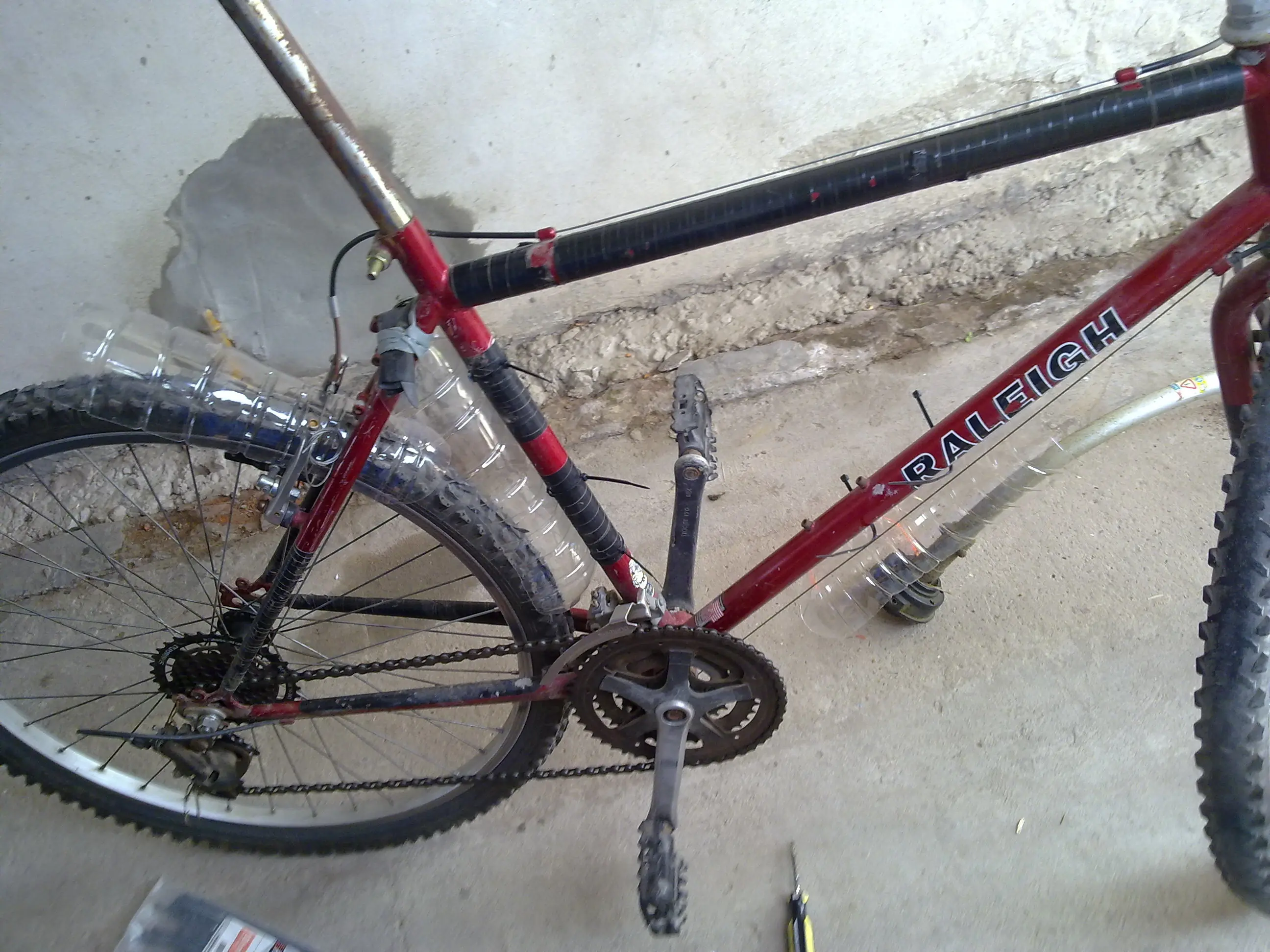 Guardabarros para MTB que hice