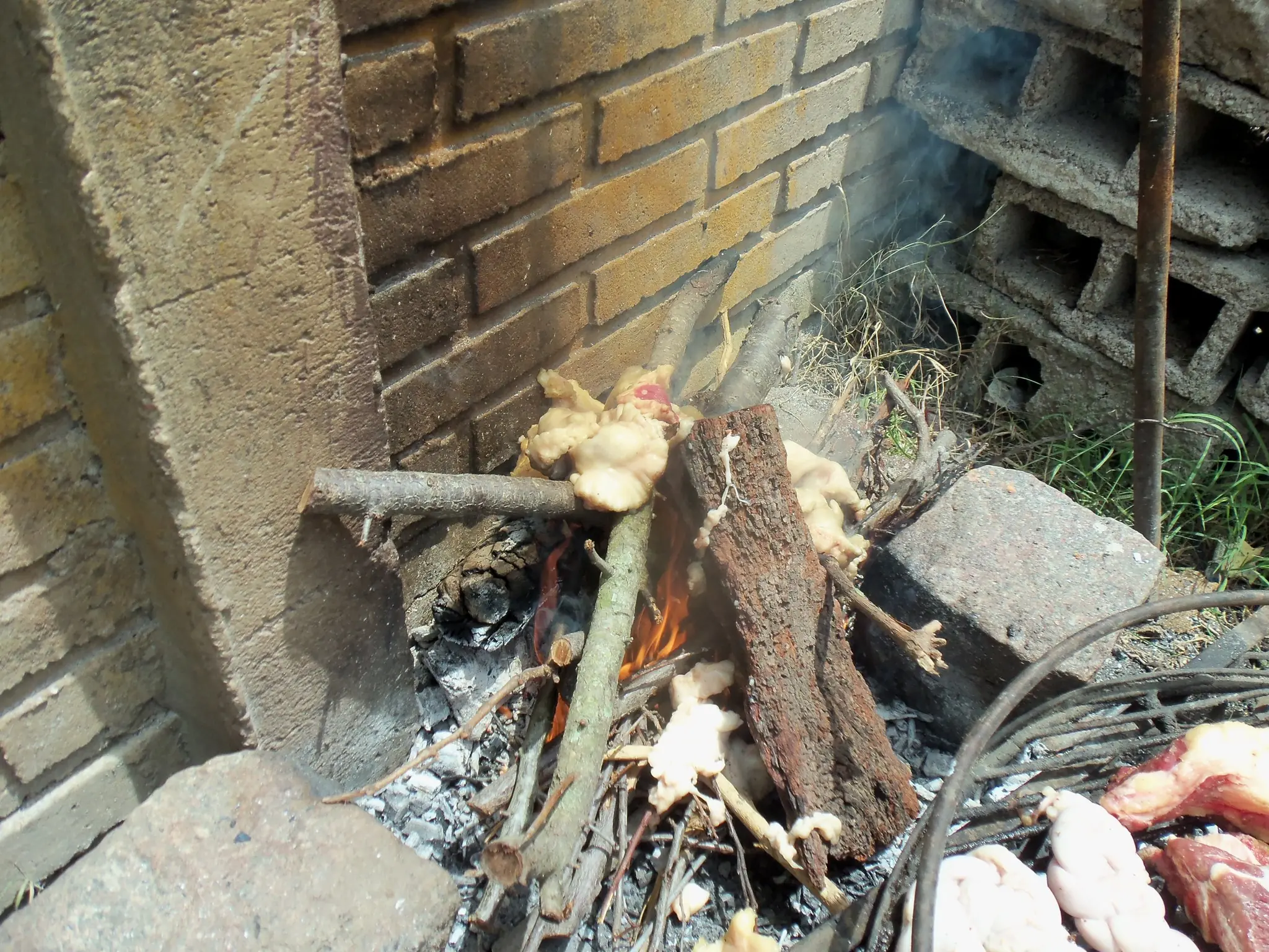 dia nublado? mira el asado que me mande!