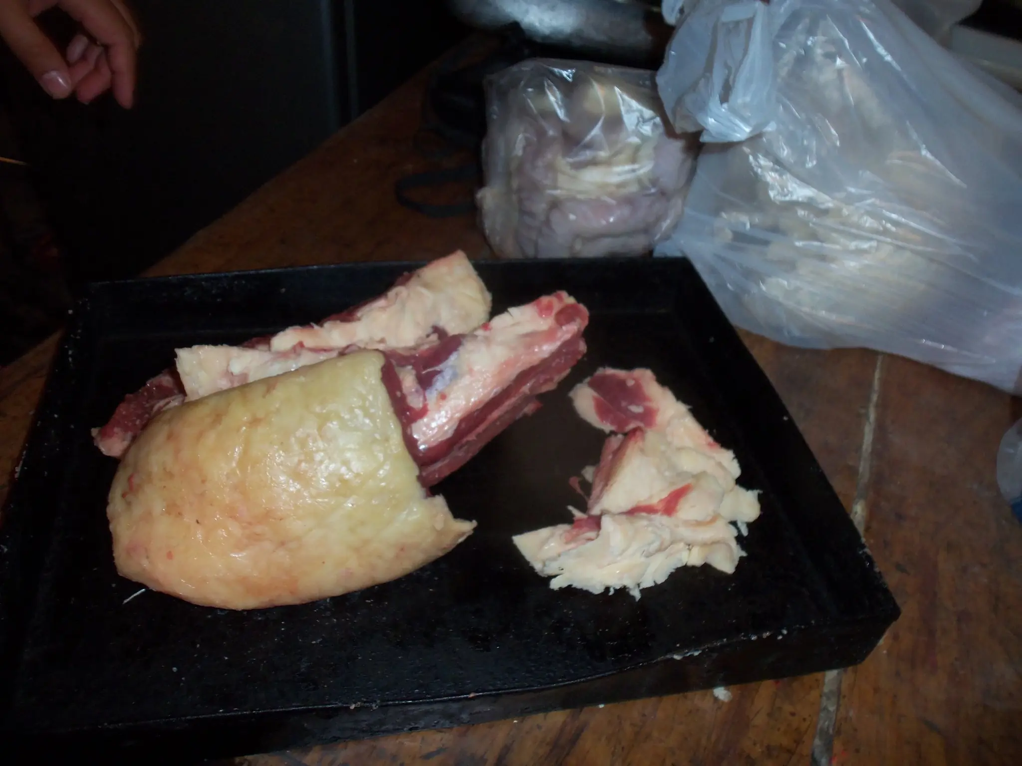 dia nublado? mira el asado que me mande!