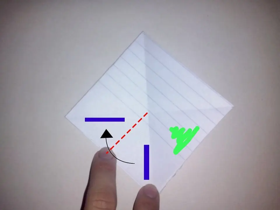 Hice un árbol de navidad con papel y te lo muestro