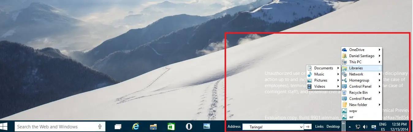 Entra y Conoce El Futuro De Windows 2015 (Windows 10 9901)