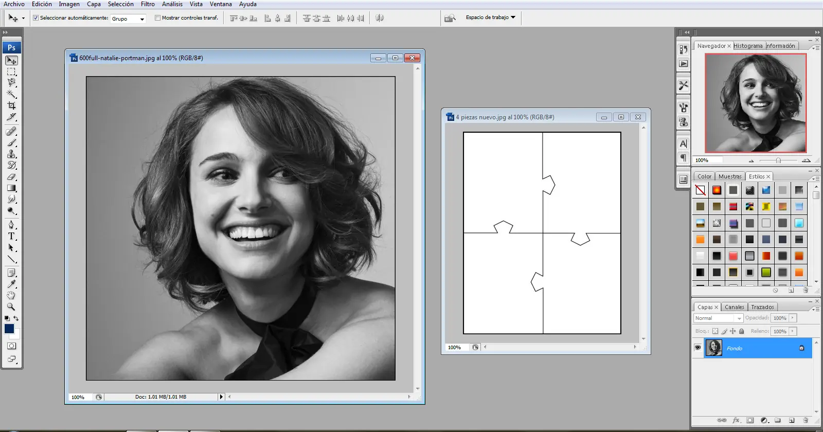 Efecto rompecabezas Ps [Tuto]