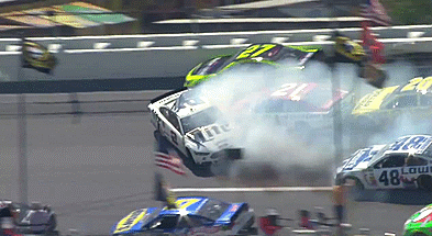 Nascar Talladega - El 'Big One' se llevó 14 autos